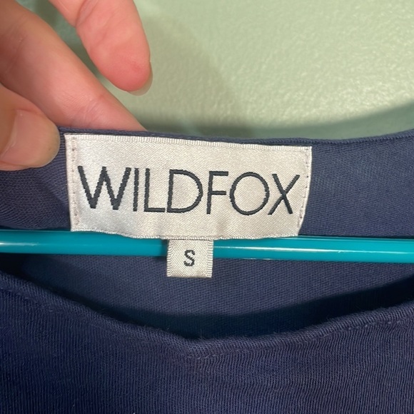 Wildfox Couture Pizza Party 90's Baby Doll Dress Blue size Small - Picture 5 of 7